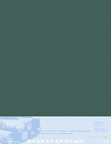 Clairefontaine Ref 396009C Pastelmatta monterad bräda (5 ark) 1800 mikron 70 x 100 cm antracitfärg speciellt formulerad för användning med pasteller 3329683960096