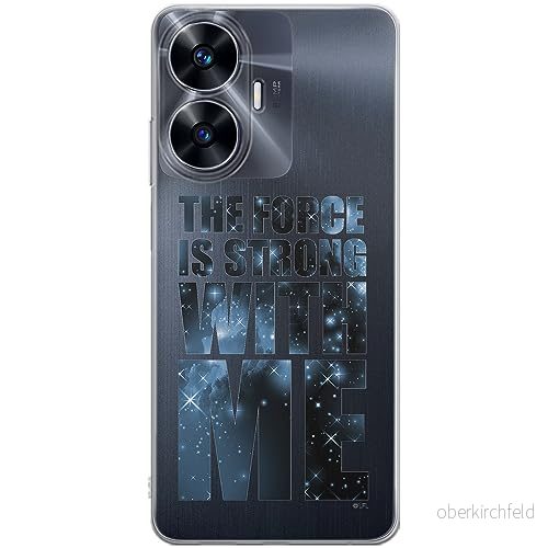 ERT GROUP mobiltelefonfodral för Realme C55 originalt och officiellt licensierat Star Wars mönster 015 optimalt anpassad till formen på mobiltelefonen, gedeeltelijk transparant 5905511863418