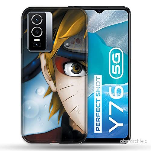 Fodral för Vivo Y76 5G Manga Naruto vit 3614848291949