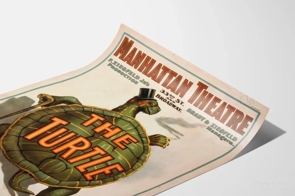 Vintageaffisch för Manhattan-teatern The Turtle - Bild 3