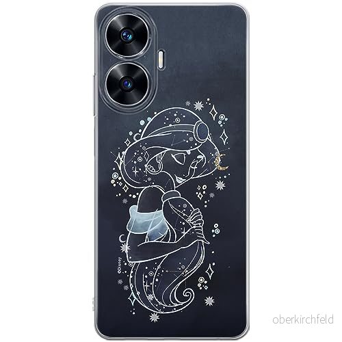 ERT GROUP mobiltelefonfodral för Realme C55 originalt och officiellt licensierat Disney mönster Jasmine 008 optimalt anpassad till formen på mobiltelefonen, fodral tillverkad av TPU plast 5905511874346