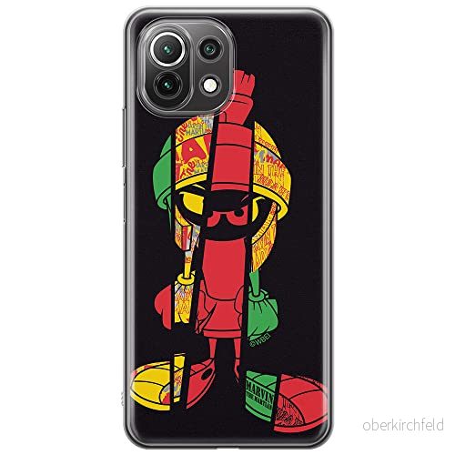ERT GROUP mobiltelefonfodral för Xiaomi 11 LITE 4G/5G originalt och officiellt licensierat Looney Tunes mönster Marvin 003, fodral tillverkad av TPU plast 5903932702798