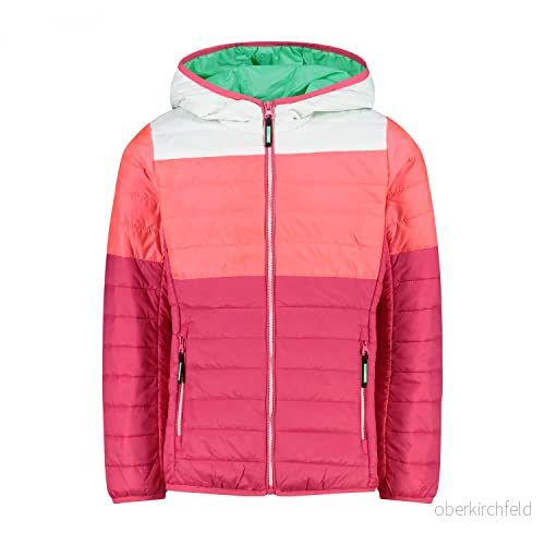 CMP Flickor och tonåringar Melange fleece jacka Knit Tech melerad fleecejacka, dam, asfaltlila fluo, 42, röd kudde, 98 8057153901953
