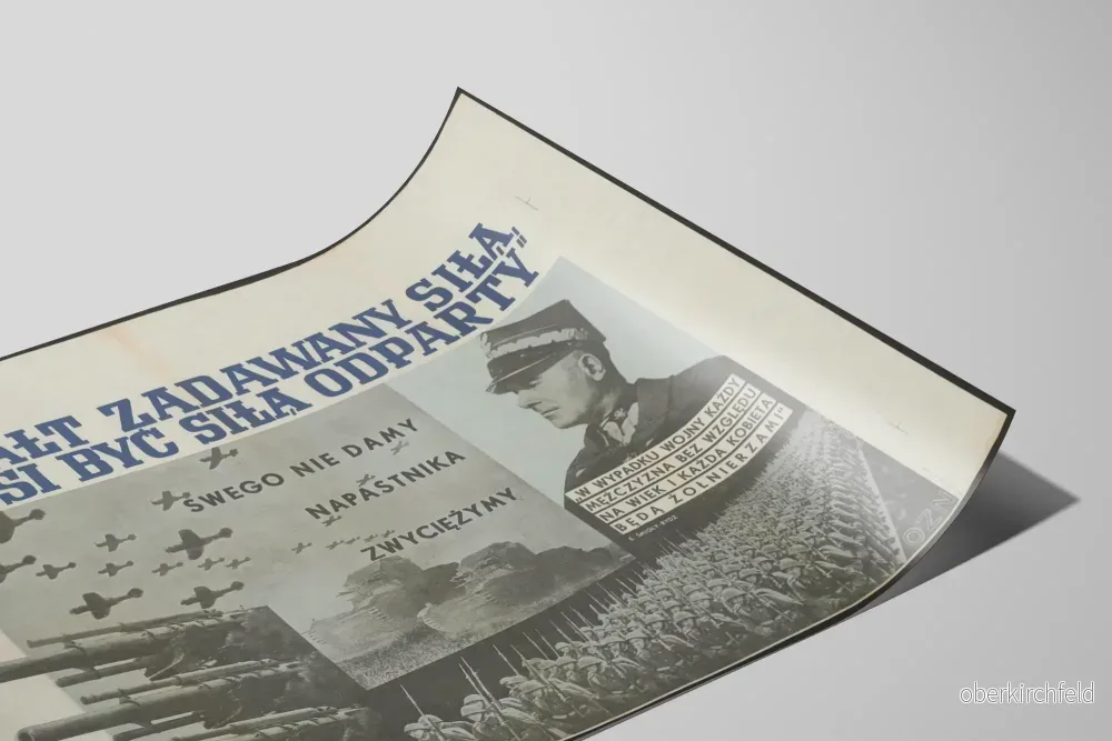 Polsk militär propagandaposter - styrka och motståndskraft - Bild 2