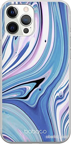 ERT GROUP mobiltelefonfodral för Apple Iphone 12 PRO MAX originalt och officiellt licensierat Babaco mönster Abstract 014 Vit anpassad till formen på mobiltelefonen, fodral tillverkad av TPU plast 5903537990149