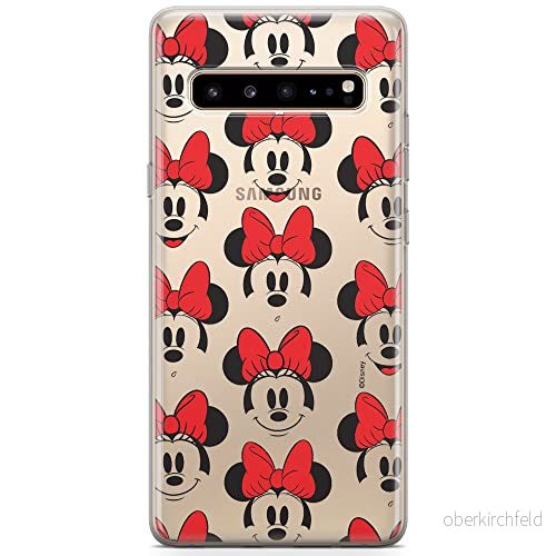 ERT GROUP Mobiltelefonskal för Samsung S10 5G original och officiellt licensierat Disney mönster Mimmi Musse 058 optimalt anpassad till mobiltelefonens form, delvis transparent 5904805500015