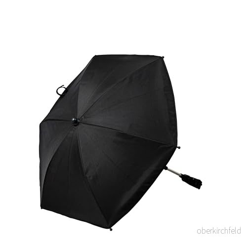 BAMBISOL Ombrelle universell barnvagn anti UV UPF 50+, dubbel led svart SE 3159059022611