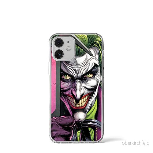 ERT GROUP mobiltelefonfodral för Iphone 12 Mini originalt och officiellt licensierat DC mönster Joker 014 optimalt anpassad till formen på mobiltelefonen, fodral tillverkad av TPU plast 5905131562593