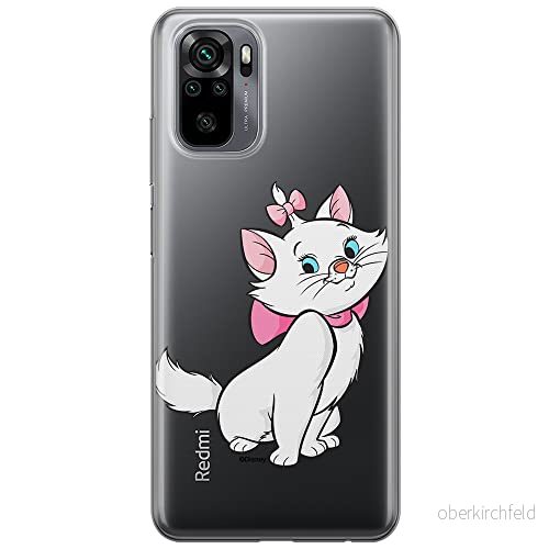 ERT GROUP mobiltelefonfodral för Xiaomi REDMI NOTE 10/ 10S originalt och officiellt licensierat Disney mönster Marie 007 optimalt anpassad till formen på mobiltelefonen, gedeeltelijk transparant 5905131130433