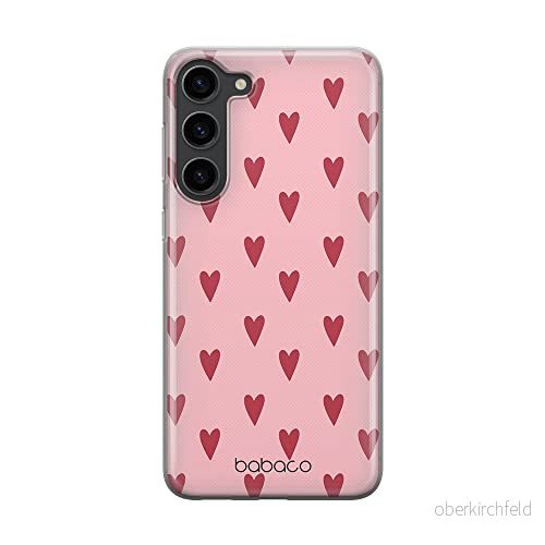ERT GROUP mobiltelefonfodral för Samsung S23 originalt och officiellt licensierat Babaco mönster Hearts 004 optimalt anpassad till formen på mobiltelefonen, fodral tillverkad av TPU plast 5905511424671