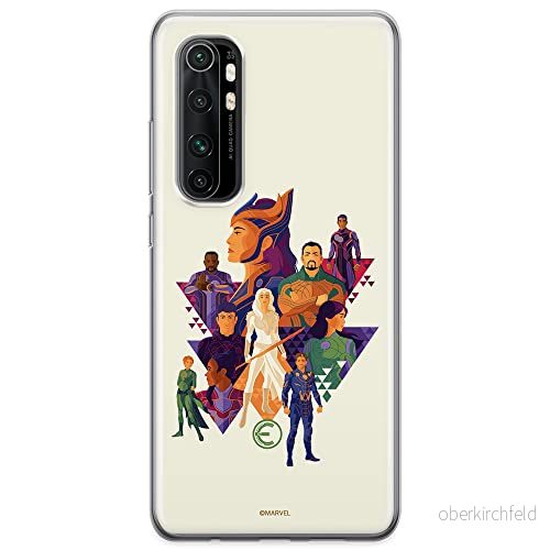 ERT GROUP mobiltelefonfodral för Xiaomi MI NOTE 10 Lite originalt och officiellt licensierat Marvel mönster Eternals 007 optimalt anpassad till formen på mobiltelefonen, fodral tillverkad av TPU plast 5904805112928