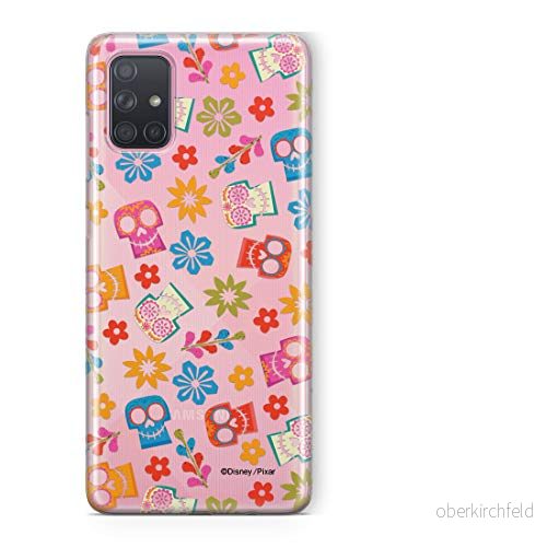 ERT GROUP mobiltelefonfodral för Samsung A71 originalt och officiellt licensierat Disney mönster Coco 001 Vit optimalt anpassad till formen på mobiltelefonen, gedeeltelijk transparant 5903537512082