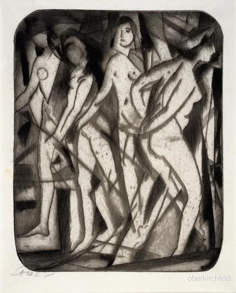 Målning Andante - Arthur Bowen Davies | Konsttryck - Bild 2