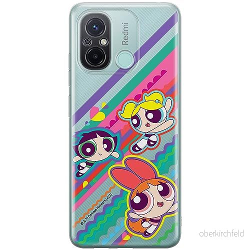 ERT GROUP mobiltelefonfodral för Xiaomi REDMI 12C/ 11A originalt och officiellt licensierat The Powerpuff Girls mönster 026 anpassad till formen på mobiltelefonen, gedeeltelijk transparant 5905511971687