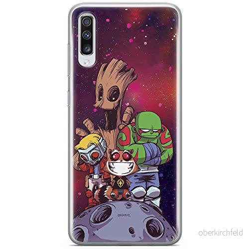 ERT GROUP mobiltelefonfodral för Samsung A70 originalt och officiellt licensierat Marvel mönster Guardians of the Galaxy 017 anpassad till formen på mobiltelefonen, fodral tillverkad av TPU plast 5902980414790