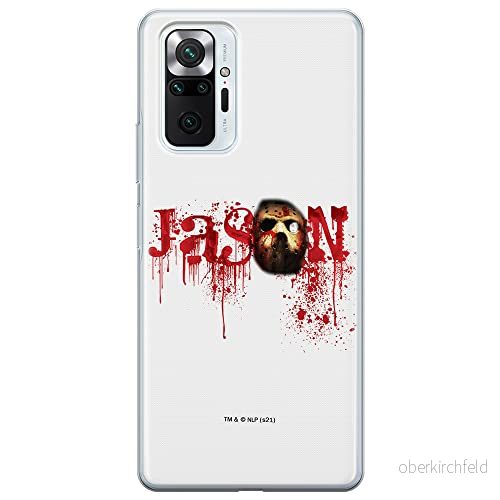ERT GROUP mobiltelefonfodral för Xiaomi REDMI NOTE 10 PRO originalt och officiellt licensierat Horror mönster Friday the 13th 001 anpassad till formen på mobiltelefonen, fodral tillverkad av TPU plast 5905511098698