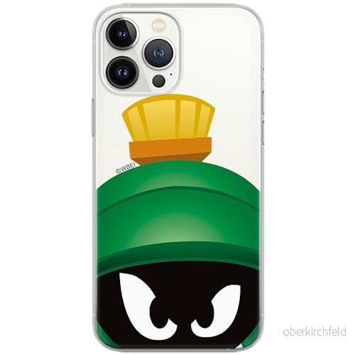 ERT GROUP mobiltelefonfodral för Iphone 13 PRO originalt och officiellt licensierat Looney Tunes mönster Marvin 001 Vit optimalt anpassad till formen på mobiltelefonen, gedeeltelijk transparant 5903932877793