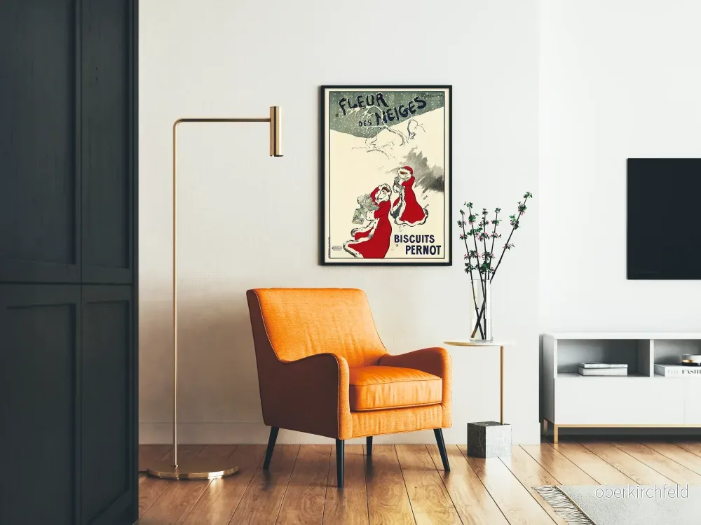 Vintageposter Blomma av snö, Pernot Rouge och Snö - Bild 2