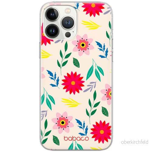 ERT GROUP mobiltelefonfodral för Samsung S20 PLUS / S11 originalt och officiellt licensierat Babaco mönster Flowers 010 Vit anpassad till formen på mobiltelefonen, fodral tillverkad av TPU plast 5903932585018