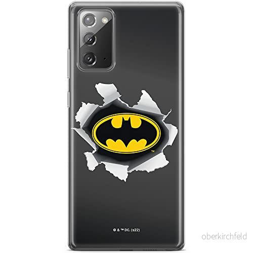 ERT GROUP mobiltelefonfodral för Samsung GALAXY NOTE 20 originalt och officiellt licensierat DC mönster Batman 059 optimalt anpassad till formen på mobiltelefonen, fodral tillverkad av TPU plast 5905131535115