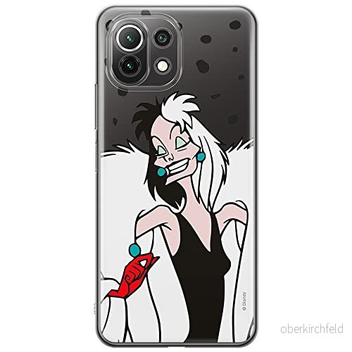 ERT GROUP mobiltelefonfodral för Xiaomi 11 LITE 4G/5G originalt och officiellt licensierat Disney mönster Cruella 004, gedeeltelijk transparant 5903932727012