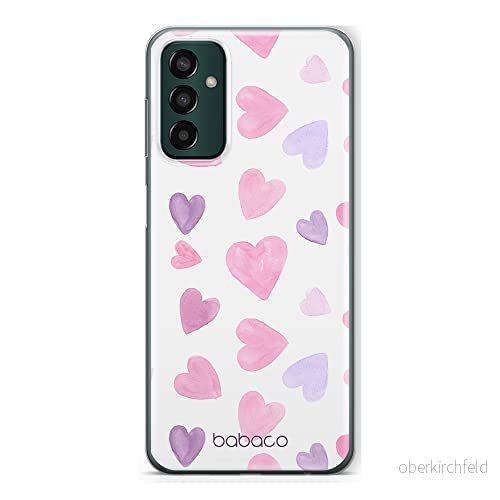 ERT GROUP mobiltelefonfodral för Samsung M13 4G originalt och officiellt licensierat Babaco mönster Hearts 005 optimalt anpassad till formen på mobiltelefonen, gedeeltelijk transparant 5905511332754