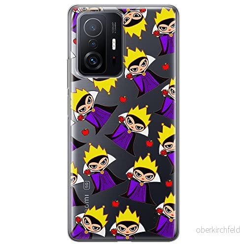 ERT GROUP mobiltelefonfodral för Xiaomi 11T 5G / PRO originalt och officiellt licensierat Disney mönster The Evil Queen 003 anpassad till formen på mobiltelefonen, gedeeltelijk transparant 5905131471055