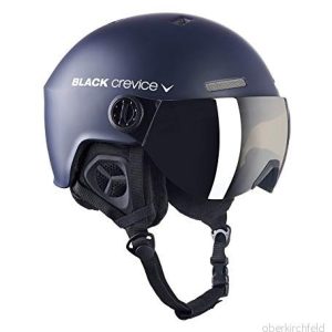Black Crevice unisex vuxna skidhjälm Arlberg, marinblå/vit, storlek 5457 cm (tillverkarstorlek: S/M) 9120075059824