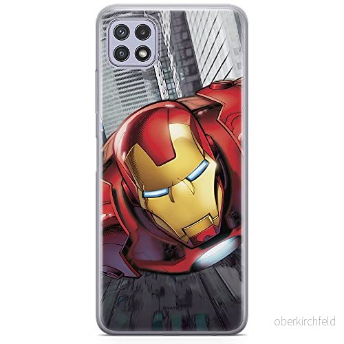 ERT GROUP mobiltelefonfodral för Samsung A22 5G originalt och officiellt licensierat Marvel mönster Iron Man 008 optimalt anpassad till formen på mobiltelefonen, fodral tillverkad av TPU plast 5904805445378