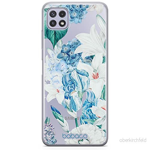 ERT GROUP mobiltelefonfodral för Samsung A22 5G originalt och officiellt licensierat Babaco mönster Flowers 026 optimalt anpassad till formen på mobiltelefonen, gedeeltelijk transparant 5905131262943