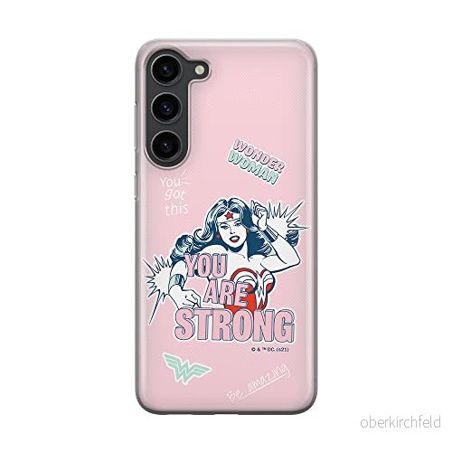 ERT GROUP mobiltelefonfodral för Samsung S23 originalt och officiellt licensierat DC mönster Wonder Woman 025 optimalt anpassad till formen på mobiltelefonen, fodral tillverkad av TPU plast 5905511424268