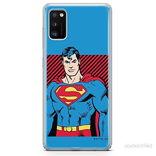 ERT GROUP mobiltelefonfodral för Samsung A41 originalt och officiellt licensierat DC mönster Superman 029 optimalt anpassad till formen på mobiltelefonen, fodral tillverkad av TPU plast 5905131568533