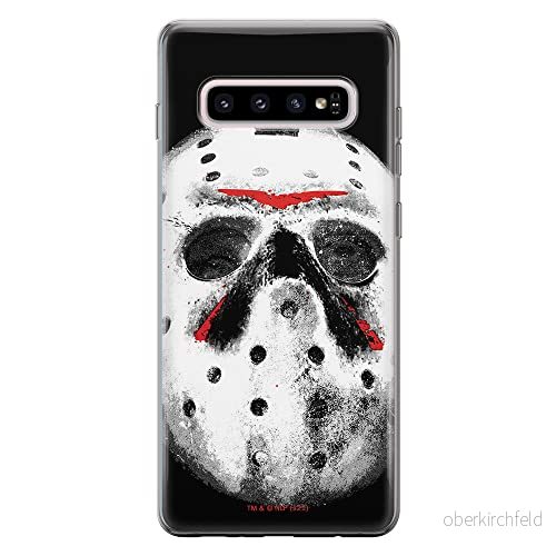 ERT GROUP mobiltelefonfodral för Samsung S10 PLUS originalt och officiellt licensierat Horror mönster Friday the 13th 015 anpassad till formen på mobiltelefonen, fodral tillverkad av TPU plast 5905511114749