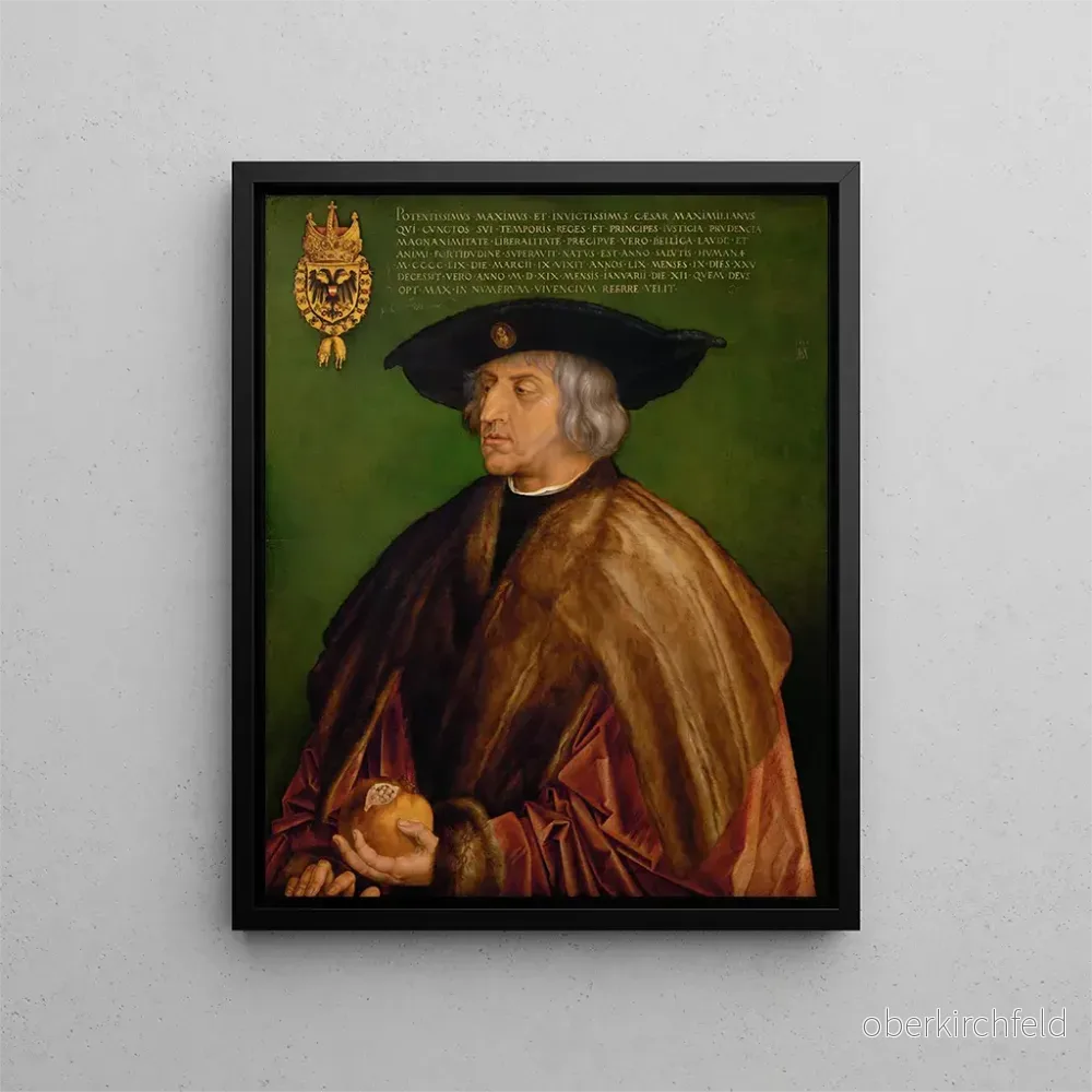 Målning Porträtt av Maximilien I - Albrecht Dürer | Konsttryck