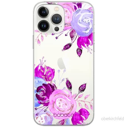 ERT GROUP mobiltelefonfodral för Apple Iphone X/XS originalt och officiellt licensierat Babaco mönster Flowers 005 Vit optimalt anpassad till formen på mobiltelefonen, gedeeltelijk transparant 5904805385612