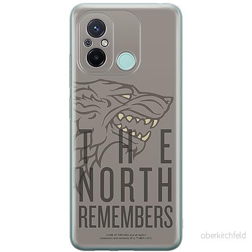 ERT GROUP mobiltelefonfodral för Xiaomi REDMI 12C/ 11A originalt och officiellt licensierat Game of Thrones mönster 013 anpassad till formen på mobiltelefonen, fodral tillverkad av TPU plast 5905511843342