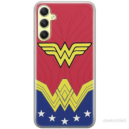 ERT GROUP mobiltelefonfodral för Samsung A34 5G originalt och officiellt licensierat DC mönster Wonder Woman 008 optimalt anpassad till formen på mobiltelefonen, fodral tillverkad av TPU plast 5905511791094