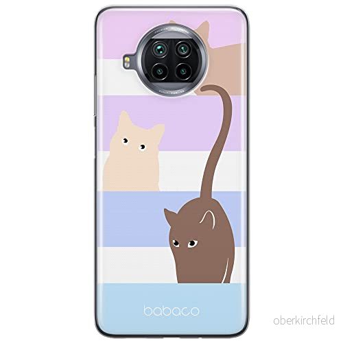 ERT GROUP mobiltelefonfodral för Xiaomi MI 10T LITE/REDMI NOTE 9 PRO 5G originalt och officiellt licensierat Babaco mönster Cats 014, fodral tillverkad av TPU plast 5905131096258