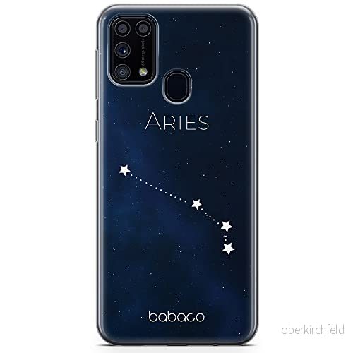 ERT GROUP mobiltelefonfodral för Samsung M31 originalt och officiellt licensierat Babaco mönster Zodiac Constellation 001 anpassad till formen på mobiltelefonen, fodral tillverkad av TPU plast 5903932187793