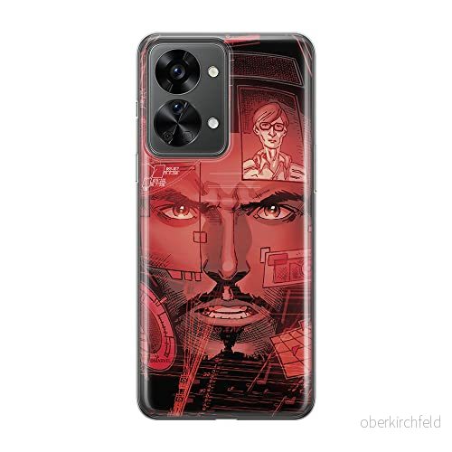 ERT GROUP mobiltelefonfodral för Oneplus NORD 2T 5G originalt och officiellt licensierat Marvel mönster Iron Man 016 optimalt anpassad till formen på mobiltelefonen, fodral tillverkad av TPU plast 5905511279653