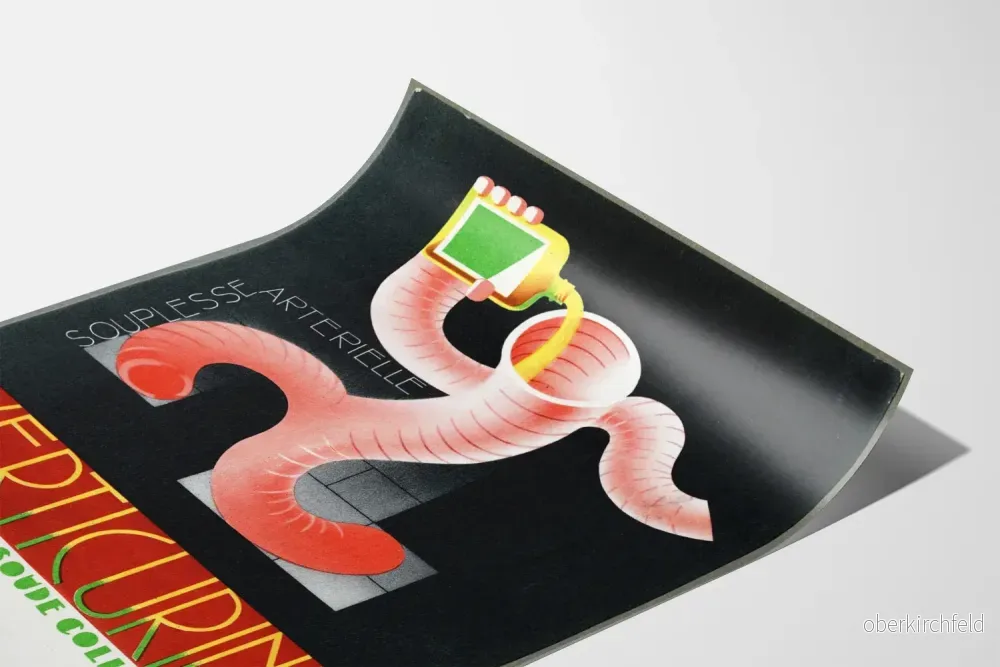Vintage reklamposter för Verticurine för artärflexibilitet - Bild 3