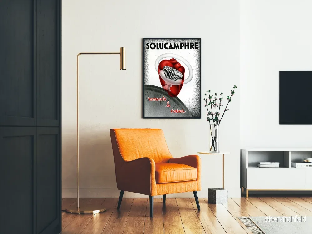 Vintageposter Solucamphre, återställer hjärtat - Bild 2