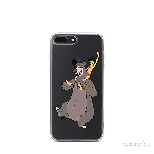 ERT GROUP mobiltelefonfodral för Iphone 7 PLUS/ 8 PLUS originalt och officiellt licensierat Disney mönster Jungle Book 002 optimalt anpassad till formen på mobiltelefonen, gedeeltelijk transparant 5905131199034