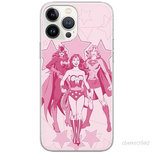 ERT GROUP mobiltelefonfodral för Iphone 13 PRO originalt och officiellt licensierat DC mönster Super Girls 002 Vit optimalt anpassad till formen på mobiltelefonen, fodral tillverkad av TPU plast 5903932877502