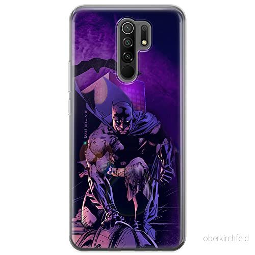 ERT GROUP mobiltelefonfodral för Xiaomi REDMI 9 originalt och officiellt licensierat DC mönster Batman 072 optimalt anpassad till formen på mobiltelefonen, fodral tillverkad av TPU plast 5905131512284