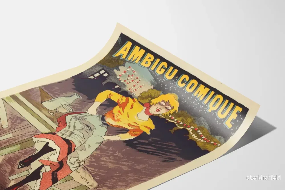 Vintageposter Gigolettte - Väggdekoration i retrostil - Bild 3