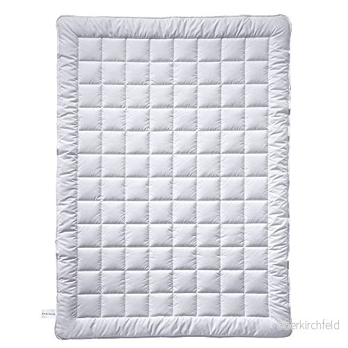 Billerbeck Simone Superlight täcke, sidenfilt, lätt sommarfilt 100% bomullsöverdrag, 155 x 220 cm 4015579199860