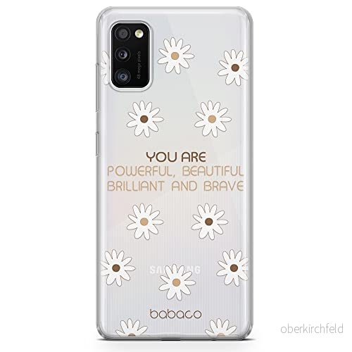 ERT GROUP mobiltelefonfodral för Samsung A41 originalt och officiellt licensierat Babaco mönster Positive vibes 003 optimalt anpassad till formen på mobiltelefonen, gedeeltelijk transparant 5903932969313