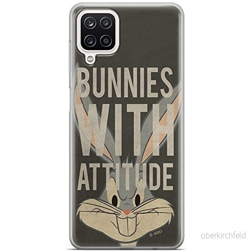 ERT GROUP mobiltelefonfodral för Samsung A12 / M12 originalt och officiellt licensierat Looney Tunes mönster Bugs 007 optimalt anpassad till formen på mobiltelefonen, fodral tillverkad av TPU plast 5903040105078