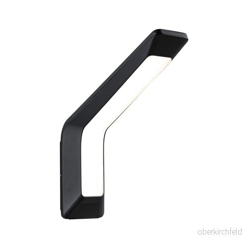 Paulmann LED utomhusvägglampa Merano, sensor, antracit 4000870948576